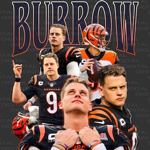 Joe Burrow | Cincinnati Design | Digital Design | Football T-Shirt Design | Poster | T Shirt Design