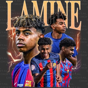 Lamine Yamal | Barcelona Design | Digital Design | Football T-Shirt Design | Poster | T Shirt Design