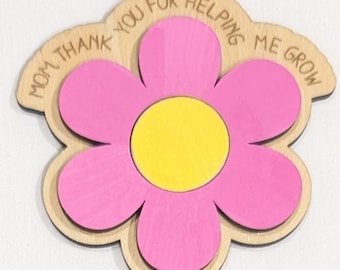 Wooden Mothers Day Magnet