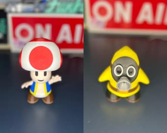 3D Printed Mario Characters