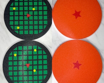 DBZ coasters (set of 4)