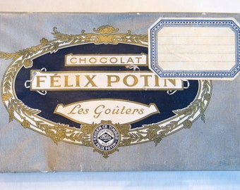 Vintage French Blue Candy Box