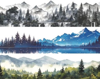 Scenery PET Tape sticker (sample loop)