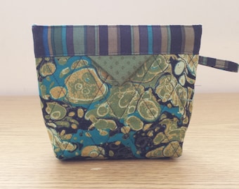 Quilted Snap Bag (SB840) Oil on Water