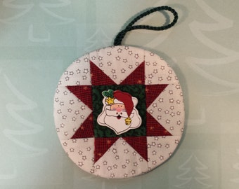 Santa Star Ornament