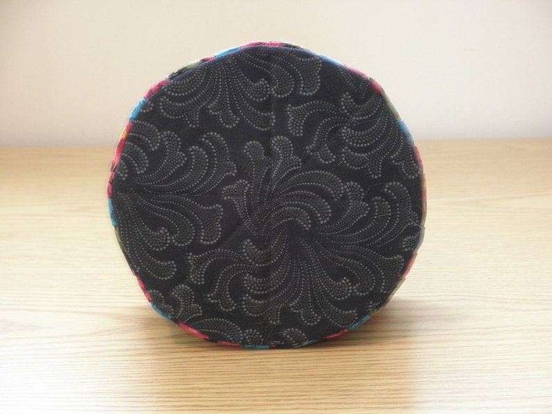 Quilted Fabric Bowl EDBL10 Wild Roses image 5