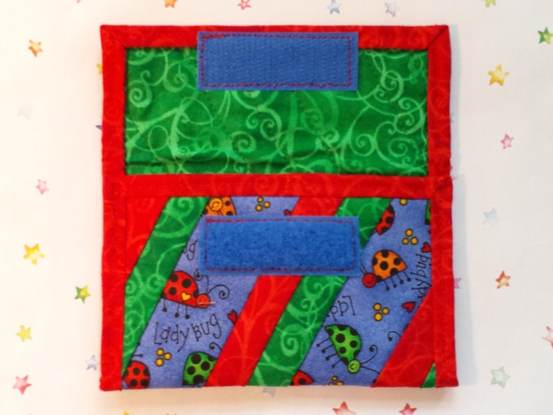 CP176 Quilted Coin Purse Lady Bugs