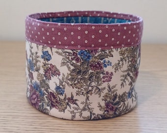 Quilted Fabric Bowl (EDBL37) Floral