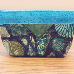 Quilted Snap Bag (SB402) Sea Shells