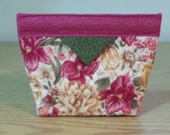 Quilted Snap Bag (SB042) Floral