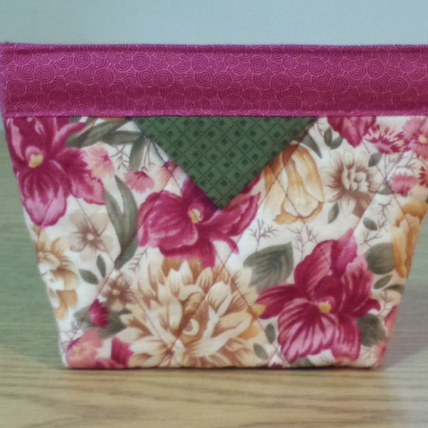 Quilted Snap Bag (SB042) Floral