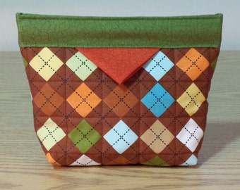 Quilted Snap Bag (SB046)