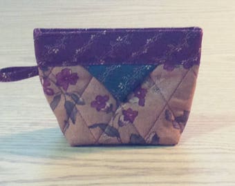 Quilted Snap Bag (SB211) Floral