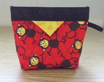 Quilted Snap Bag (SB850) Monkeys