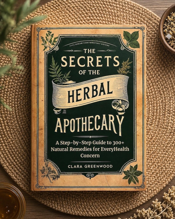 Herbalist Secrets Book: 300+ Natural Remedies Guide (physical book)