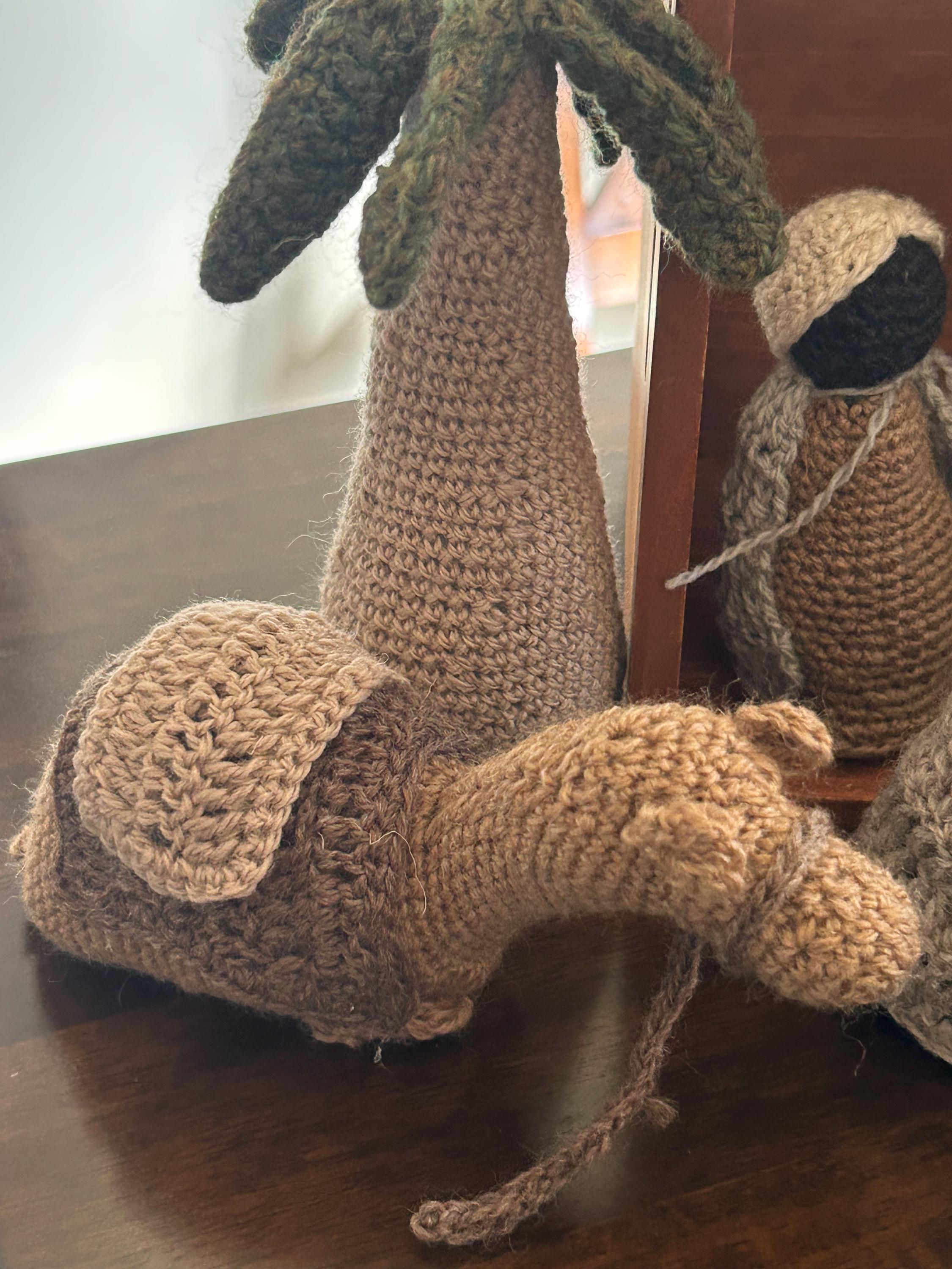 Crocheted Rustic Nativity Set 15 Piecesfree SHIPPING - Etsy