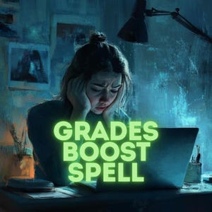 GOOD GRADES Strong Boost Spell, Instant Educational Luck Spell, Education Exam Spell, Study Spell