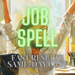 DREAM JOB SPELL, Same Day Strong Success Spell, Fast Results Success Career, Promotion Spell