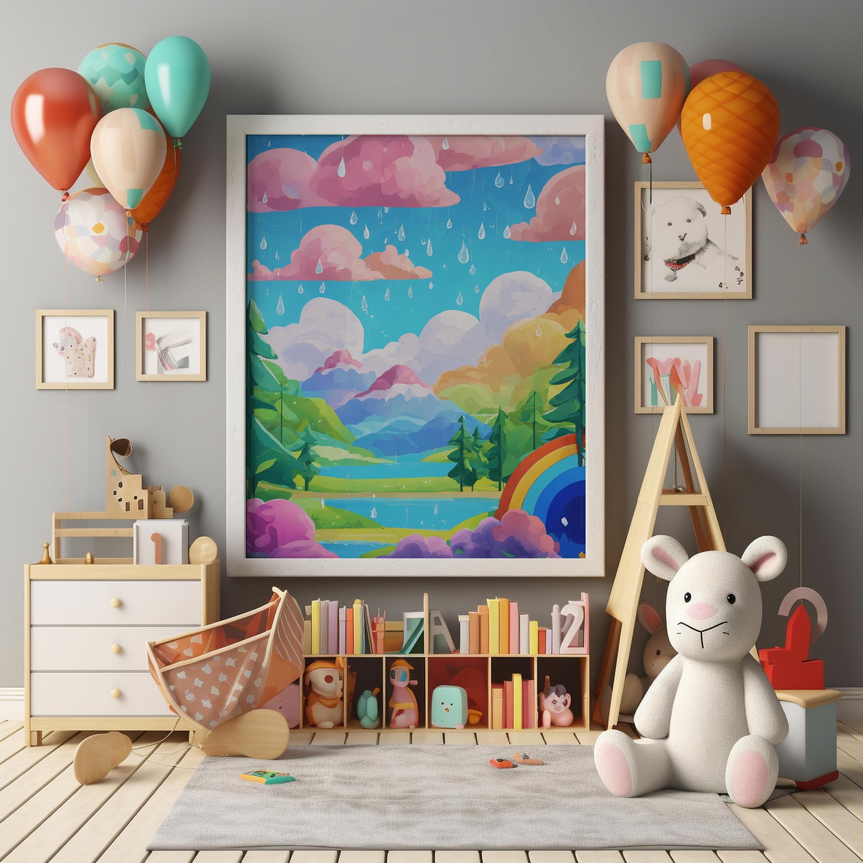Set of 3 Children's Wall Art Prints Colourful and Playful Decor for ...