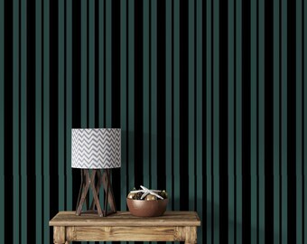 Haunted Mansion Stripes, Haunted Mansion Wall Mural - (Just Lines) -  Traditional and Peel and Stick Wallpaper