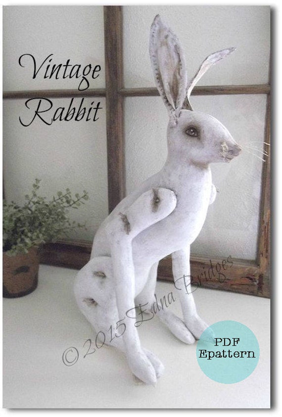 vintage rabbit doll