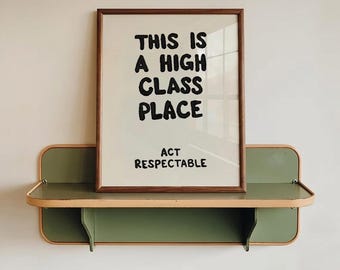 Funny Entryway Wall Art, Retro Quote Print, Humorous Home Decor (Digital Download)