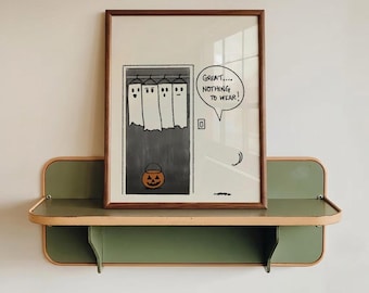 Funny Ghost Halloween Print, Nothing To Wear Wall Art (Digital Download)