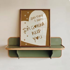 Adoption de chien Art imprimable, dessiné à la main, décoration d'échec de citation de famille d'accueil mignonne, impression de collage pour animaux de compagnie, art mural de coin chien (téléchargement numérique)