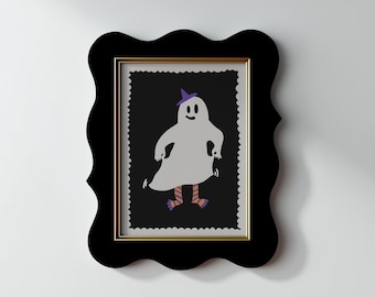 Dumme Geist druckbare Wandkunst: Witzige Halloween-Dekoration (digitaler Download)