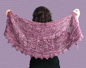 Tealeaf Tarot Shawl Knitting Pattern