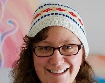 Nice Cuppa, a teacup-inspired hat knitting pattern