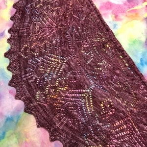 Tealeaf Tarot Shawl Knitting Pattern image 5