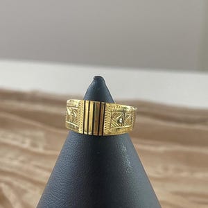 Bronze Touareg Ring // Ethnic, boho, gold jewelry