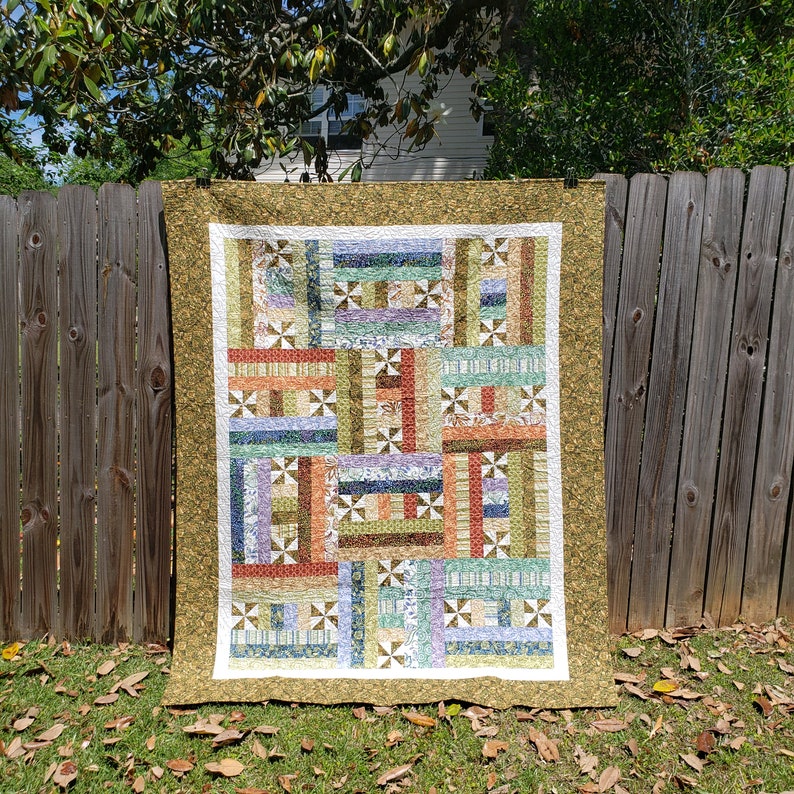 Autumn Breeze, jellyroll quilt pattern image 4