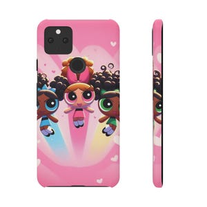 Fundas de dibujos animados, adorables fundas para teléfono para fans de Las Chicas Superpoderosas, regalo perfecto para niños y adultos, accesorios divertidos.