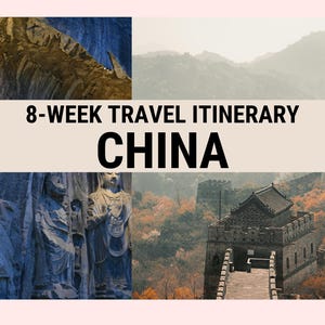 Itinerario di viaggio di 8 settimane in Cina PDF - Pechino, Shanghai, Guangzhou, Tibet, tour in Cina, guida turistica, viaggio su strada in Asia, pianificatore di viaggio, modello