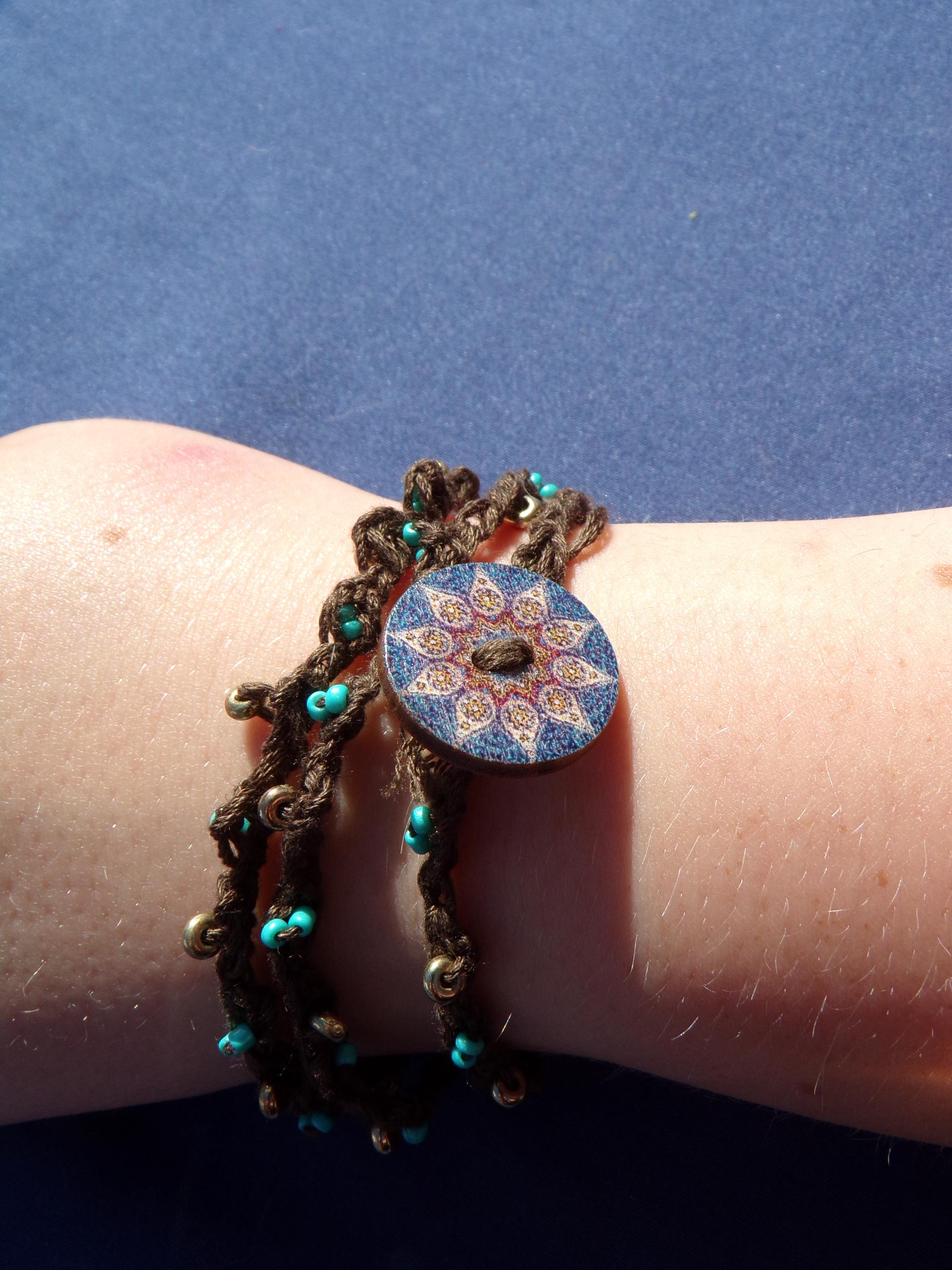 Ocean Drift Bracelet: Handmade Statement Jewelry - Thumbnail 3