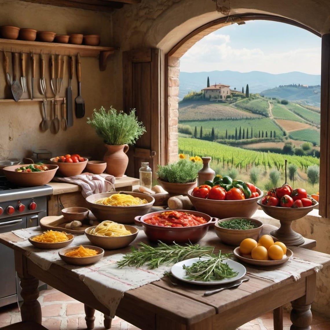 The Rustic Italian Table: Hearty Recipes for Every Season - Etsy