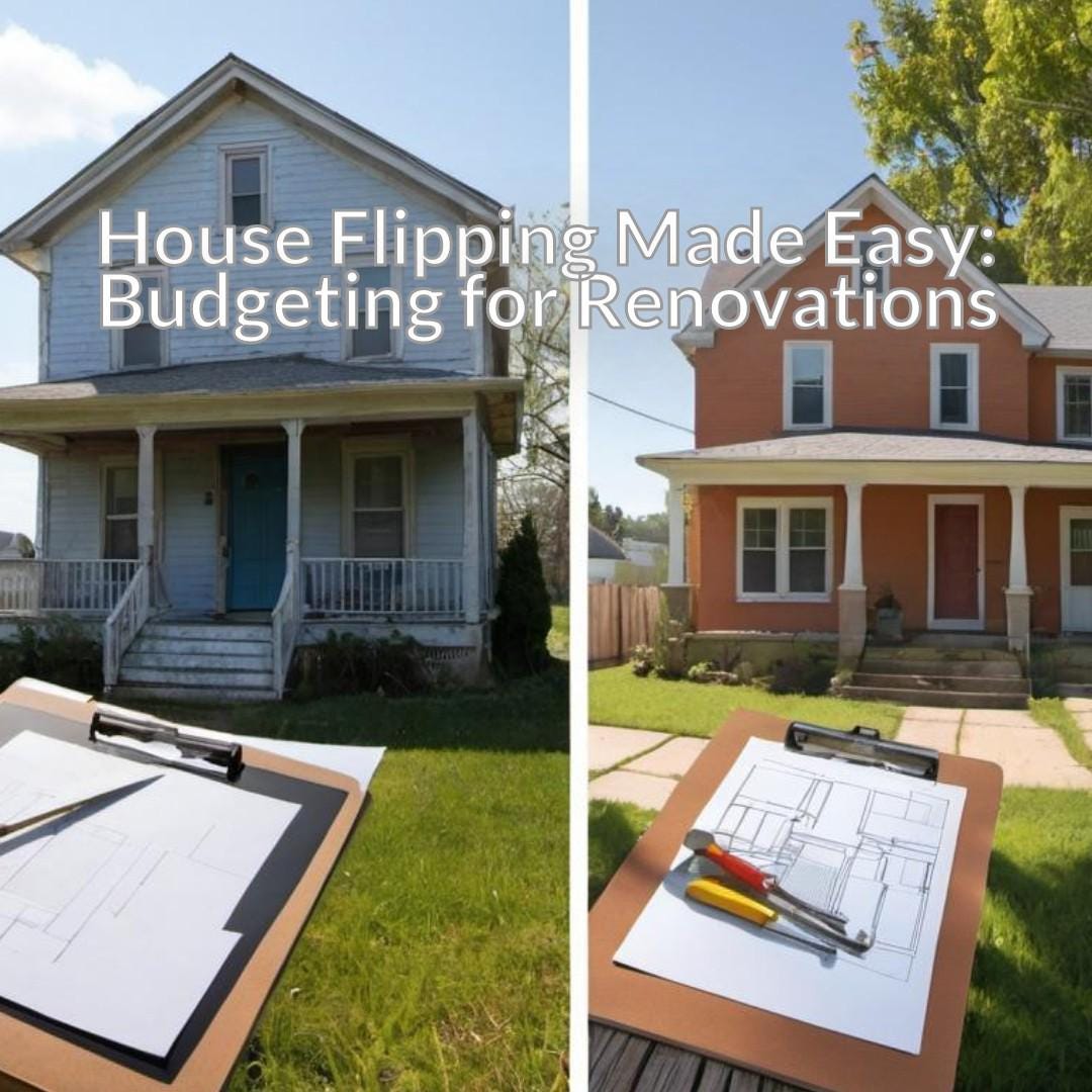 House Flipping Made Easy: Budgeting for Renovations - Etsy