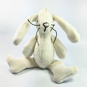 Eco Organic Natural Bunny Valentines Heart Rabbit Doll Stuffed Animal ...