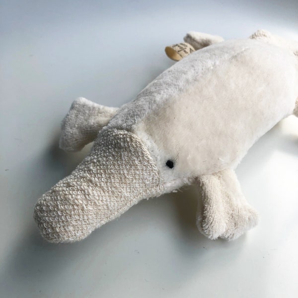 Organic Platypus Plush Eco Friendly Stuffed Animal Australian Monotreme Doll