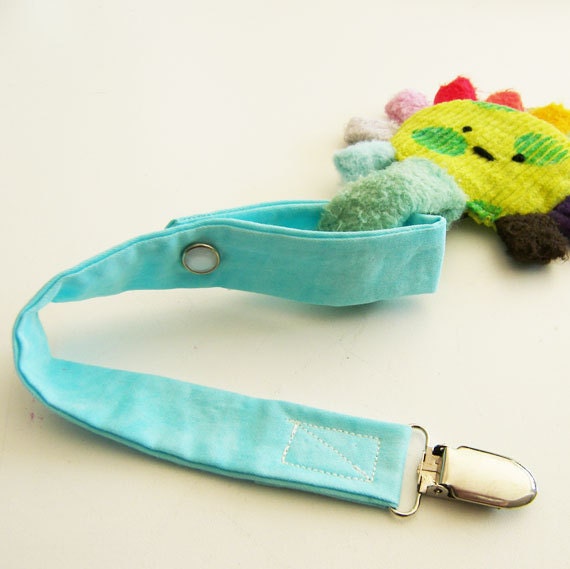 Items similar to Organic Cotton Pacifier Toy Rattle Leash Clip on Etsy