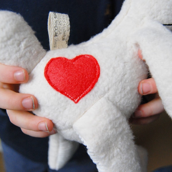 Add On Valentines Sewn Heart Customize Doll for Stuffed Animal Toy