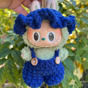 Labubu Outfits Blauw