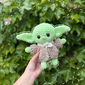 Peluche de bebé de Star Wars hecho a mano a crochet - El Niño
