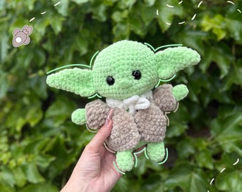 Handmade Crochet Star Wars Baby Plushie - The Child