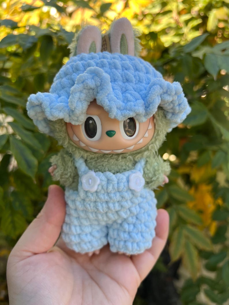 Labubu Outfits Light Blue