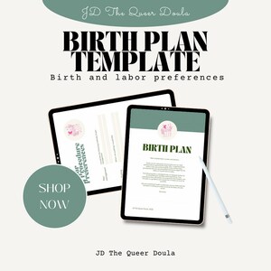Sjabloon voor geboorteplan ziekenhuis