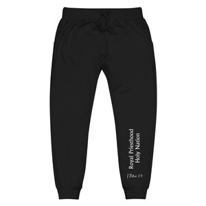 Christian clothing, Royal Priesthood Holy Nation - Unisex fleece sweatpants