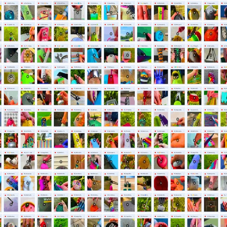 May include: A collage of 100 small images showing various crafts and DIY projects. The images are arranged in a grid pattern and feature a variety of colors, textures, and materials. Some of the projects include painting, drawing, sculpting, jewelry making, and woodworking.